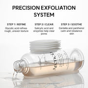 Erasor Glycolic Acid 10% Exfoliating Toner, AHA + BHA Liquid Exfoliant for Skin Texture & Pore Care, Hydrating & Smoothing Formula, 200ml / 6.76 fl oz