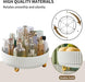 Rotating Makeup Organizer, Vecolla Cosmetic Perfume Organizer Lazy Susan, Round Turnable Storage for Vanity Make Up Kitchen Bathroom(White,28cm)