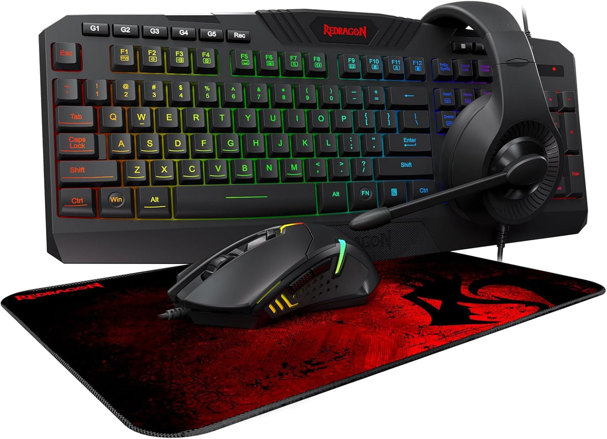 Redragon S101 Wired Rgb Backlit Gaming 4 In 1 Combo – image 1