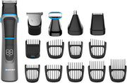 Blaupunkt 14-in-1 Trimmer & Shaver Kit for Men Precision Beard Trimmer, Nose & Body Groomer, USB-C Rechargeable, LCD Display, 120 Min Runtime, Quick Charge, Multiple Guide Combs