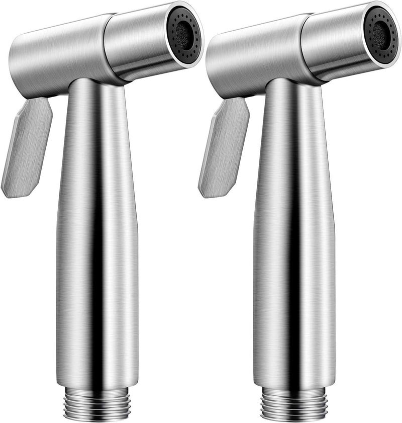 YUSHAY® Hand Held Bidet Sprayer for Toilet, Stainless Steel Handheld Jet Spray Adjustable Water Pressure Control Bidet Sprayer Cloth Bathroom