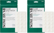 Some By Mi 30 Days Miracle Clear Spot Patch 18 Counts, 2 Size(10mm 9Counts, 12mm 9Counts) Invisible Hydrocolloid Skin Trouble & Pimple Patch with No Irritation Pack of 2 - 18 Pieces (Pack of 2)