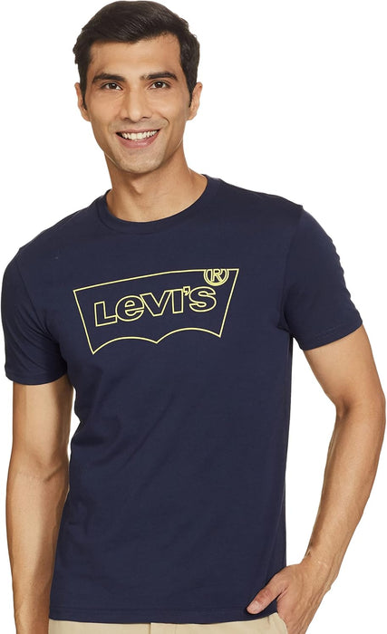 Levi's Men's Regular T-Shirt (16960-0786_Black Beauty L)