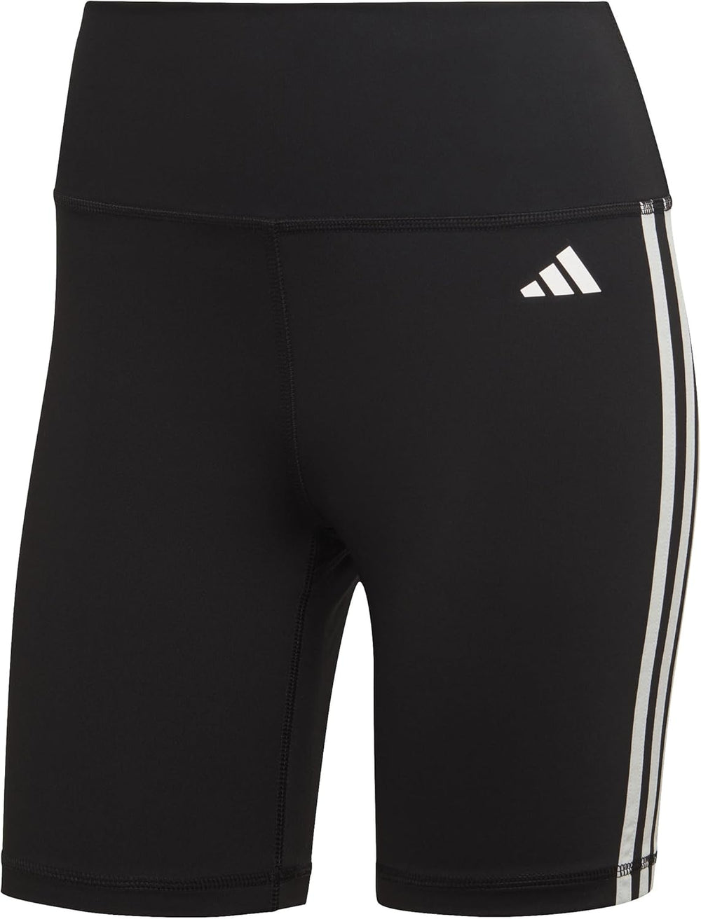 Womens Training Essentials 3-Stripes High-Waisted Short Leggings Tights (pack of 1)