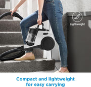 Midea Vacuum Cleaner 1800W Bagless Canister 2L Dust Capacity With HEPA Filter, Easy Emptying, 200W Suction power, Washable Filter For Pet Hair, Carpet, Tile, Hard Floor, White - MC08MEWH