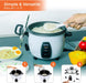 Geepas Electric rice cooker GRC4325N| 1.0L Capacity| 3 in 1| Cook, Steam and Keep Warm| Non-Stick| 450W| Single Switch | White| 2 Years Warranty