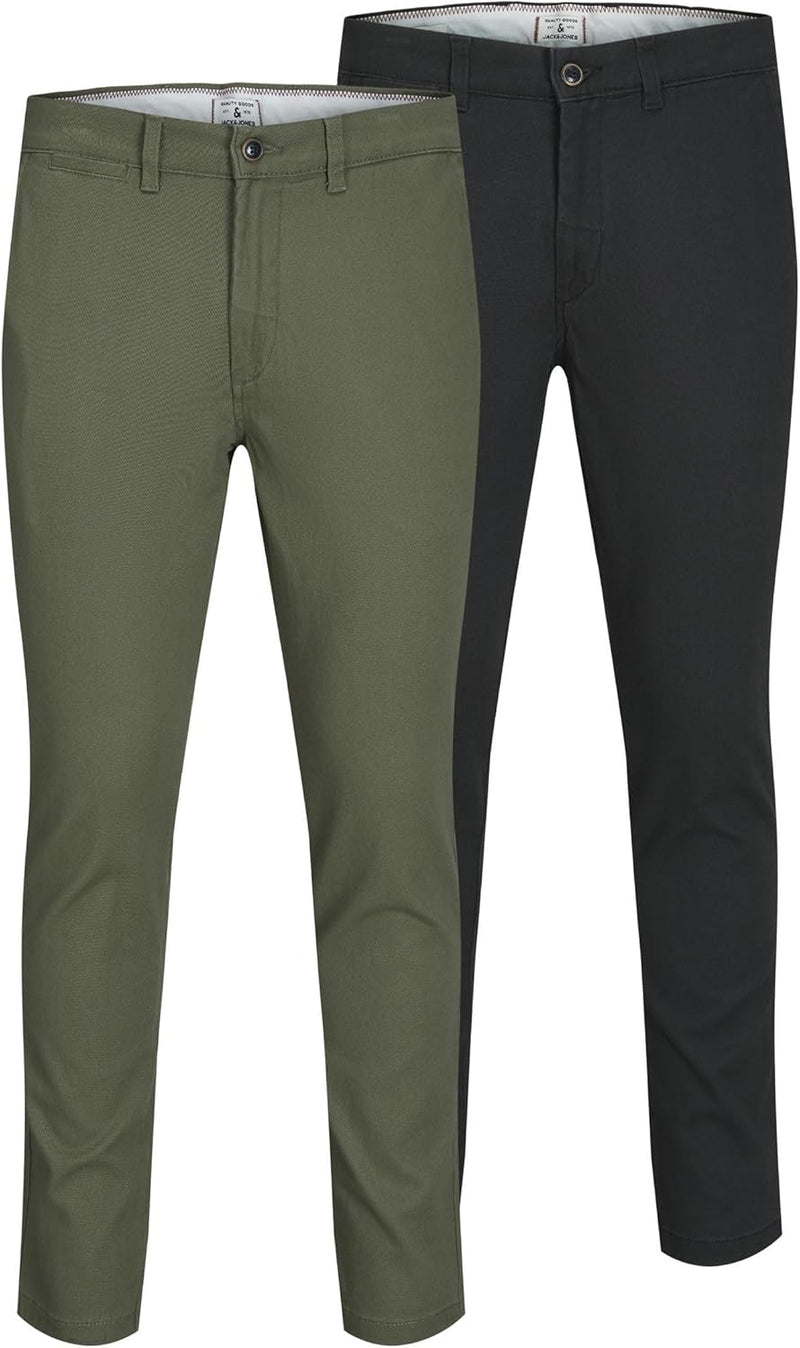 Men's Jjimarco Jjdave Sa 2 Pack Trouser (pack of 2) - Black