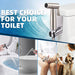 Yoawllty Bidet Sprayer Head, 2 Mode Stainless Steel Handheld Bidet Sprayer, Shattaf Cloth Bathroom Diaper Sprayer for Kitchen and Toilet Cleaning