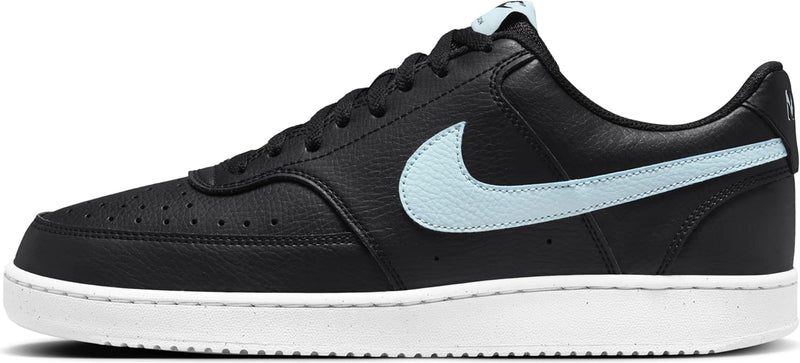 Court Vision Lo Nn mens LACED SHOES - BLACK/GLACIER BLUE-WHITE
