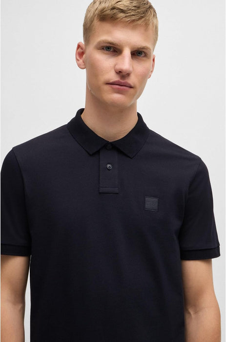 BOSS Men's Passenger Slim Fit Stretch Cotton Polo Shirt with Logo Patch