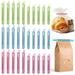 Ysimple 30 Pcs Food Bag Clips for Food Storage, 2 Sizes & 3 Colours Reusable Bag Sealing Clips, Freezer Bag Clips Fridge Sealing Storage Clips for Keeping Food Fresh, Sealing Packets(12CM, 15CM)