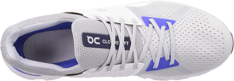 On Men's The Roger Advantage Sneakers, White/Cobalt, 9 Medium US, White/Cobalt, 9