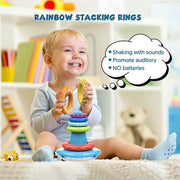 Stacking Rings Baby Toys 6 to 12 Months,Stacking Toys for Toddlers 1-3,Sensory Montessori Toys for 1 Year Old,Fine Motor Skills Educational Toys,Infant Toys Gifts for 1 2 3 Year Old Boy Girl