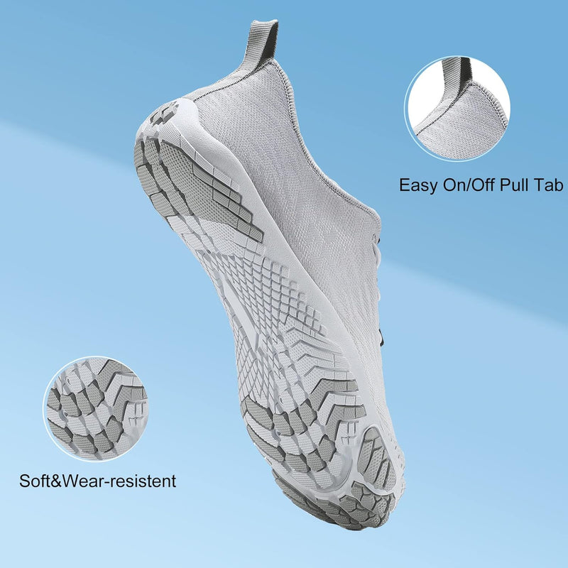 SYKT Water Shoes Mens Womens Quick-Dry Non-Slip Soft Barefoot Swimming Shoes Aqua Sports Outdoor Beach Surfing Diving Hiking Yoga Shoes