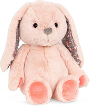 B. toys- B. softies- 12" Pink Plush Bunny - Huggable Stuffed Animal Bunny Toy- Soft & Cuddly- Washable- Newborns, Toddlers, Kids-0 Months + - Butterscotch Bunny