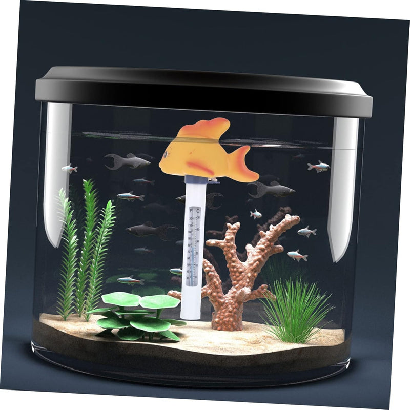 ZHUGI Infant Toy Toys Outdoor Toys Animal Toy Baby Bathing Float Swim Goldfish Floating Temperature Gauge Orange Plastic Cartoon Buoy Digital Temperature Gauge
