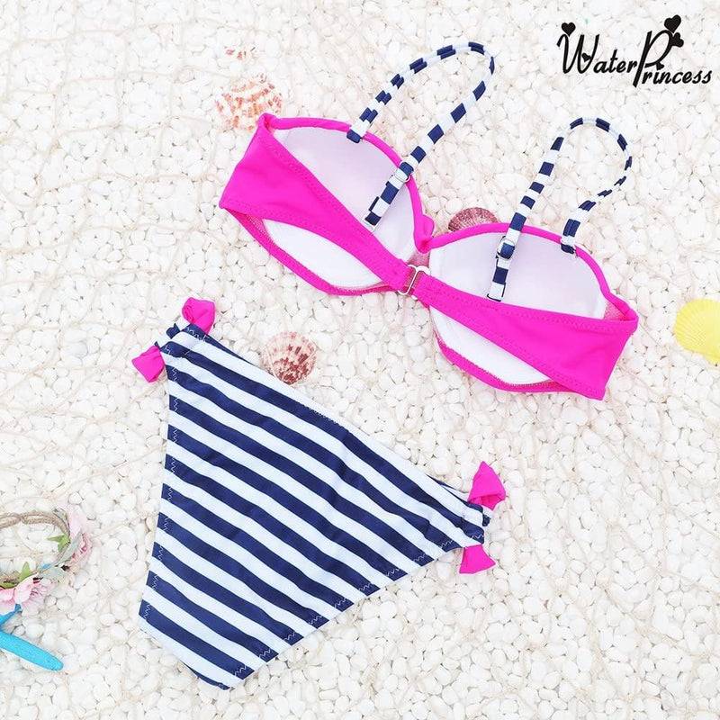 Lukitty Women's Push Up Two Piece Bikinis Swimsuits Padded Bathing Suit Swimwear