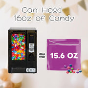 Cute Manual Candy Dispenser for Desktop, Mini Vending Machine for Mini Candies, Birthday Christmas Gift for Girls Friends (Black)