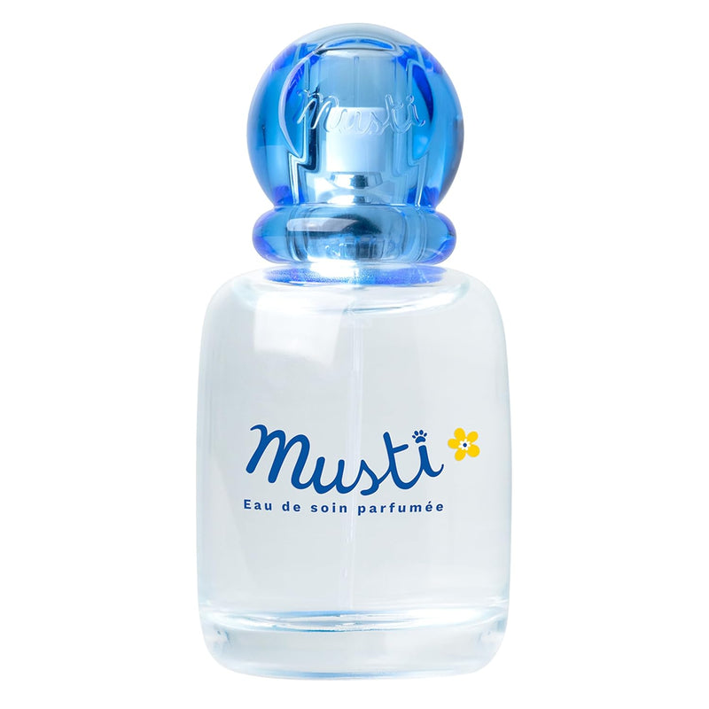 Mustela Musti Eau de Soin Parfumee - Delicate Fragrance for Boys & Girls - with Chamomile & Honey Extracts - AlcoholFree - 50ml