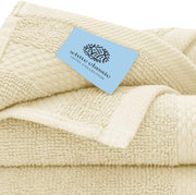 White Classic Luxury Cotton Washcloths - Small Hotel Spa Bathroom Face Towel | 12 Pack |