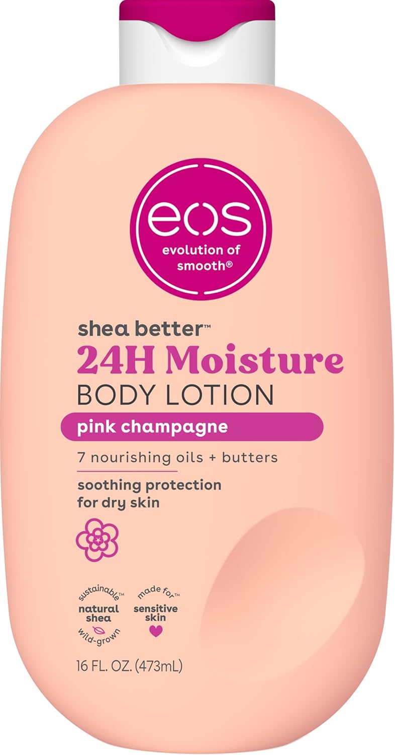 24H Moisture Travel Body Lotion- Vanilla Cashmere, Travel Size Essential, Toiletries, Mini Body Lotion For Dry Skin, 2.5 fl oz - Pink Champagne 470 ml (Pack of 1)