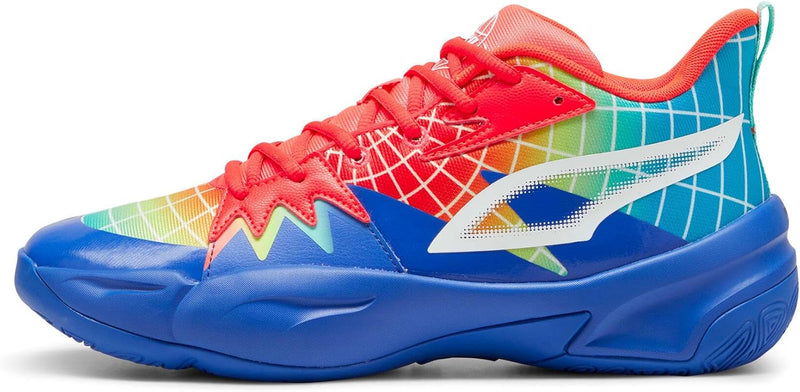 Genetics mens Sneaker - Royal Sapphire-Red Blast