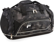 Sprinter 19" Sport Duffel Bag, Black/Teal - Small Black Camo