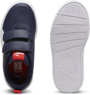 Courtflex V3 V PS Sportstyle Kids Shoes FOR Kids PUMA Navy-PUMA White-PUMA Red, 27.5 EU