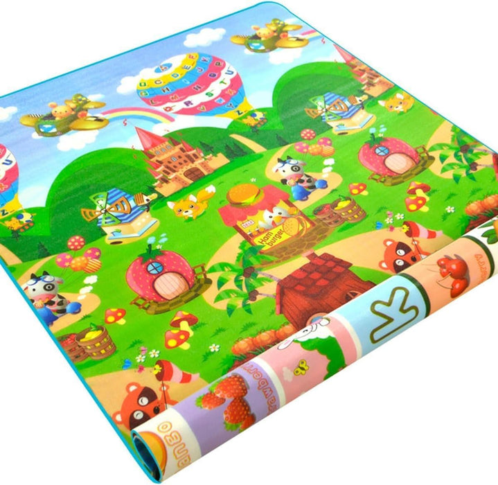 ECVV Non toxic friendly lightweight Baby Play Mat Playmat Plant Ink Pattern Playmat Neutral Play Mat For Room kids protective