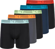 mens 5 Pack Performance Boxer Briefs Boxer Briefs - Black/Grey/Navy/Bright