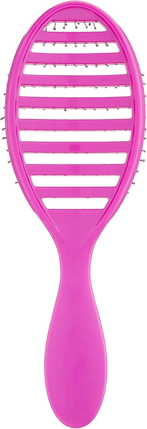 Wet Brush Speed Dry Hair Brush - Color Wash, Watermark - Vented Design and Ultra Soft HeatFlex Bristles Are Blow Dry Safe With Ergonomic Handle Manages Tangle and Uncontrollable Hair - Pain-Free
