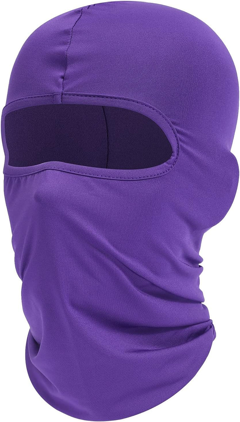 Fuinloth Balaclava Face Mask, Summer Cooling Neck Gaiter, UV Protector Motorcycle Ski Scarf for Men/Women