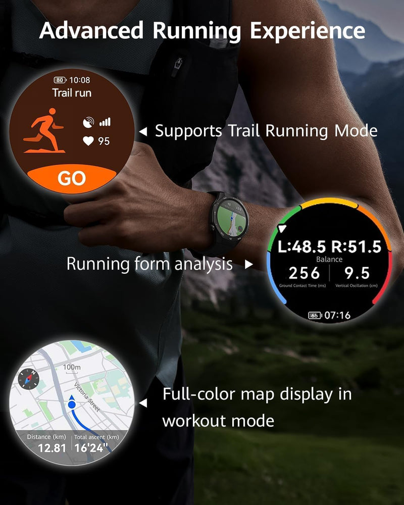 WATCH GT5 Pro 42 mm Smartwatch, Sharp-Edged Design, upto7 Days Battery Life, Pro-level Sports Watch, iOS & Android Compatible, 3 Months HUAWEI Care+, White Ceramic