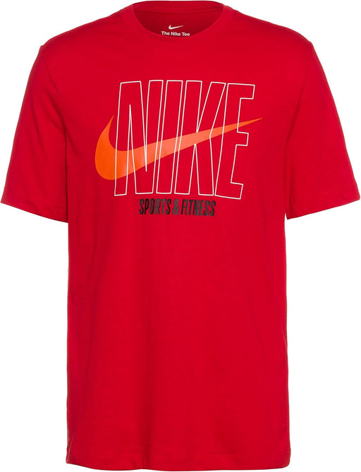 Mens Dri-Fit SLUB HBR T-Shirt (pack of 1) - UNIVERSITY RED