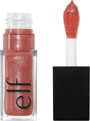 e.l.f. Glow Reviver Lip Oil, Nourishing and Hydrating with High-Shine Glimmer Finish & Sheer Wash Of Color, Minty Scent, Non-Sticky, Vegan & Cruelty-free, Candy Coded - Princess Cut 7.6 ml (Pack of 1)
