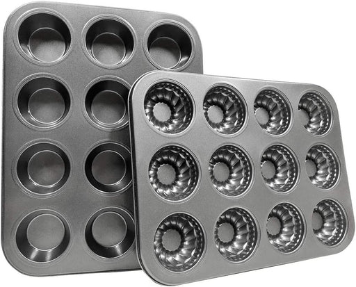 Silicone Cupcake Liners Baking Cups Non-Stick Jumbo Reusable Muffin Molds Bento Bundle Lunch Box Dividers (30-Pack) - Muffin Pan