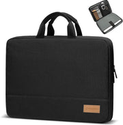 Laptop Sleeve Case, 15 15.6 16 inch TSA Laptop Sleeve Water Resistant with 4-Layer Protection, Computer Carrying Bag Compatible with MacBook, HP, Dell, Lenovo, Asus Notebook - black 13-13.3