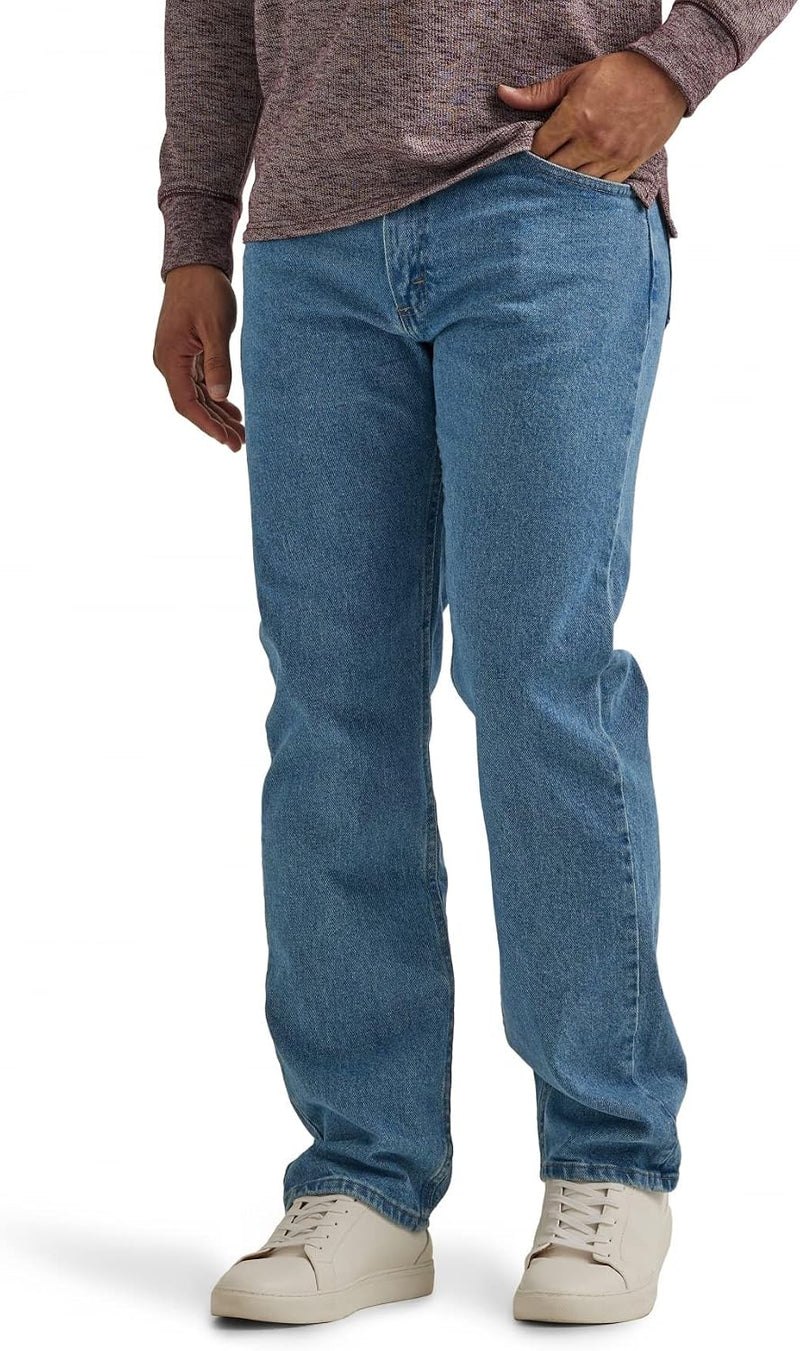 Men's Authentics Mens Classic Regular-fit Jean Jeans - Light Stonewash Flex
