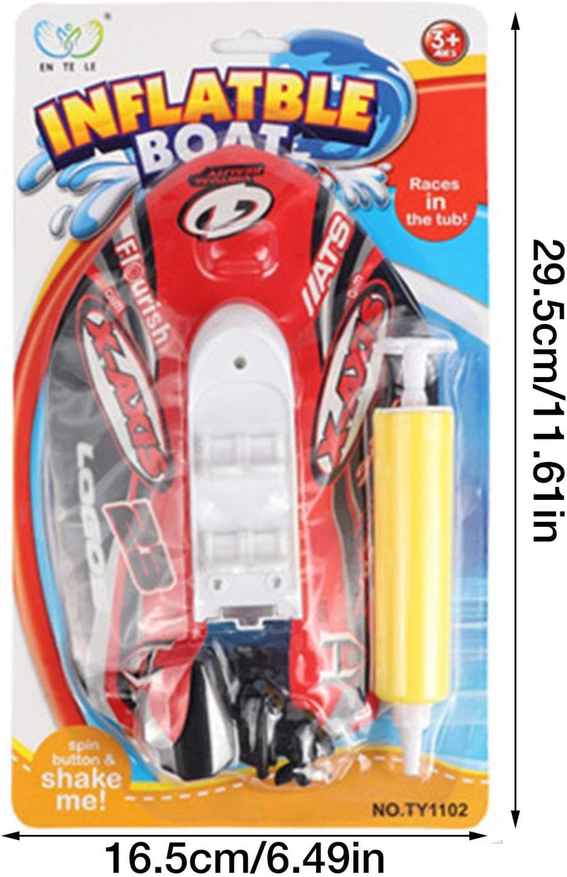 Speedboat Water Toy for Kids,Inflatable Kids Float Ship - Tub Gift for Baby Infant Toddler Child Kid, Bathtub Ship Toy for Bathroom Shower Game Swimming Pool Party