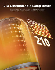 Table Lamp 2 Pro x Sound by JBL, Bedside Lamp with Bluetooth Speaker Music-Light Sync,16 Music Modes,100+ Scene Modes,Work with Alexa & Matter, Rechargeable Night Light,Wireless Portable