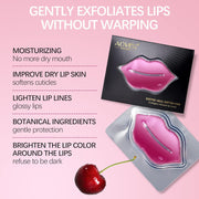 Lip Mask Sheet 10 pcs,Collagen Lip Sleeping Masks for Dry and Dark Lips, ALIVER Original Skincare Nourishing Lip Balm for Women and Men - 10pcs Lip Masks