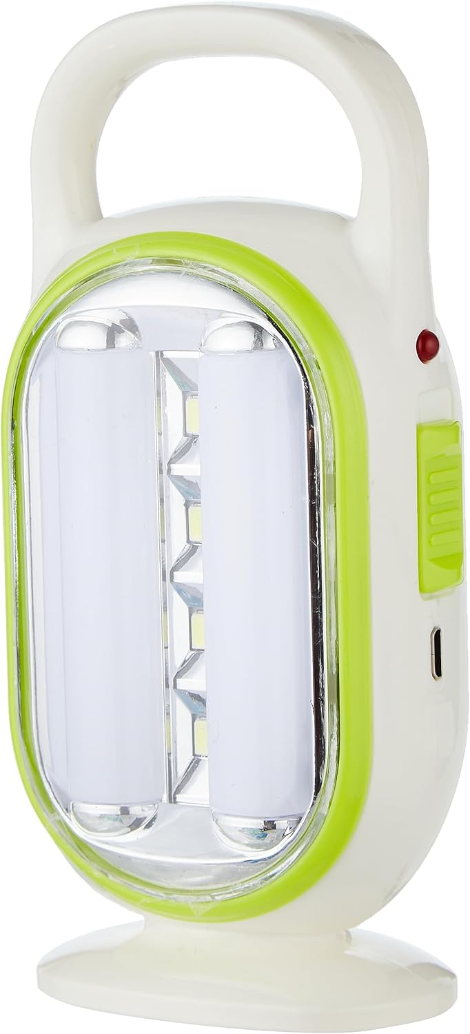 Geepas LED Emergency Lantern- GE53038 Energy Efficient Design, 22 Pieces Hi-Power LEDs, and 5 Hours Working Compact, Portable and Light-Weight Design with Stand