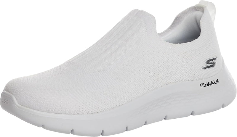 GO WALK FLEX mens Shoes - WHITE BLACK