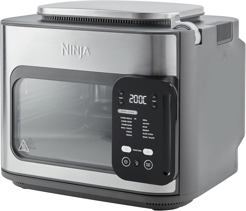 Ninja Foodi Ultimate 9-In-1 Multi Cooker With Crisping, Keep Warm Setting, One Pot Meals, 1760 Watts, 7.5 Litre Capacity, Recipie Guide, Black, OP500ME, 2 Years Warranty