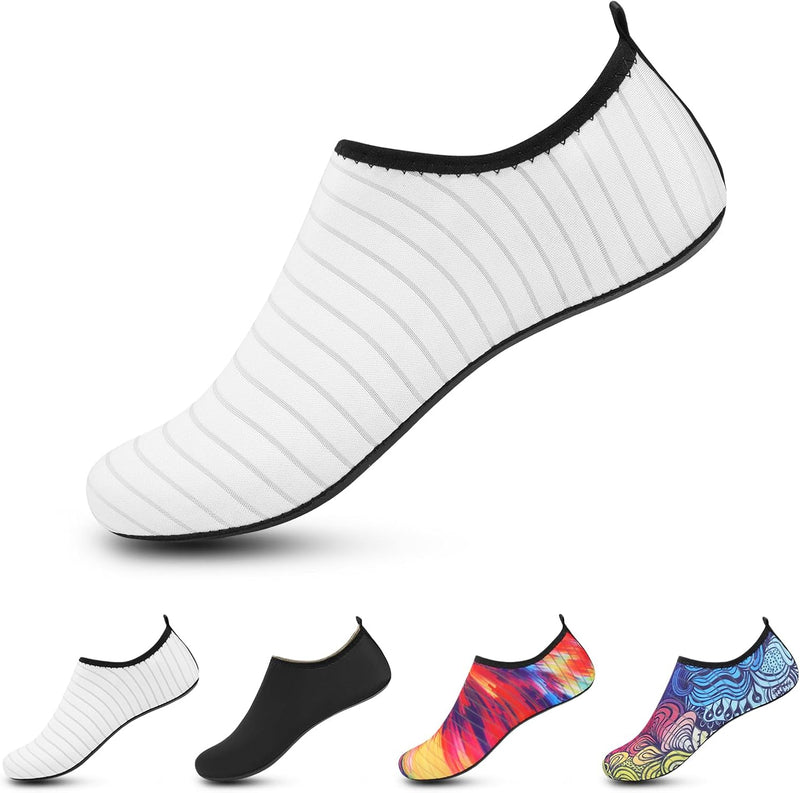 L-RUN Men Women Water Shoes Barefoot Aqua Socks Lightweight Swim Shoes for Beach Surf Pool Yoga