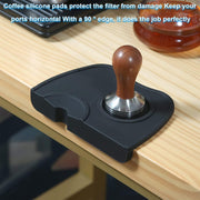 SKY-TOUCH Espresso Coffee Tamper Mat, Silicone Espresso Hand Tampers Non-Slip Coffee Machine Accessories for Home, Kitchen, Office, Bar, Store, Coffee Shop