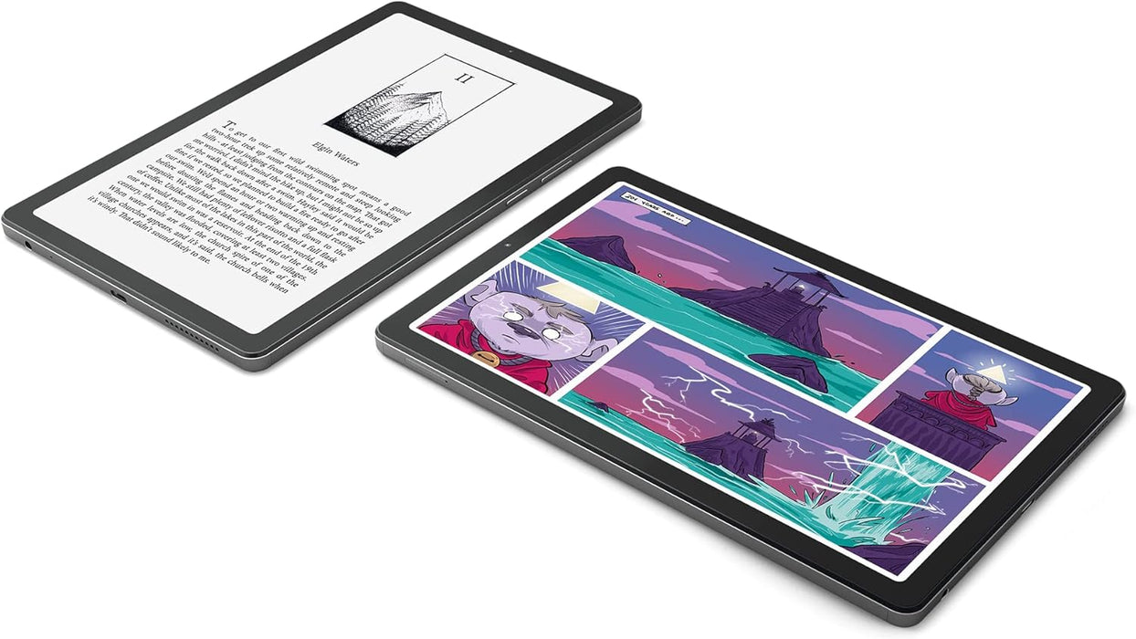 Lenovo Tab M9 with Clear Case and Protective Film, 9" HD (1340x800) IPS 400nits Anti-fingerprint, Touch display, MediaTek Helio G80 processor, 4GB RAM, 64GB SSD, Android 12 - [ZAC30052AE], ARCTIC GREY