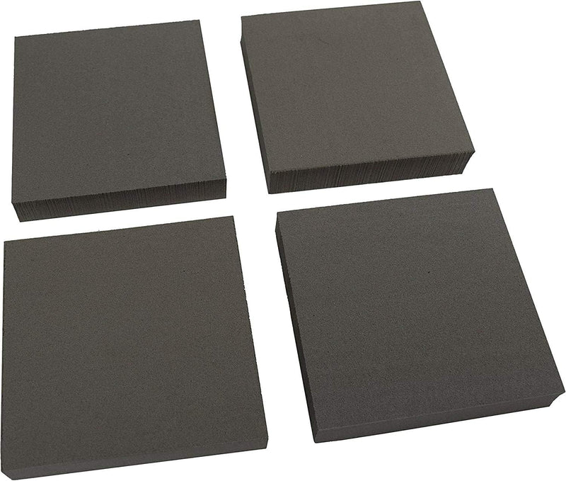 Nourish 4 Pack Anti-Vibration Washer Pads, Shock Absorbing Washer Pads, 4x4 Inches, Non-Skid Protector Mat for Washing Machine Dryer
