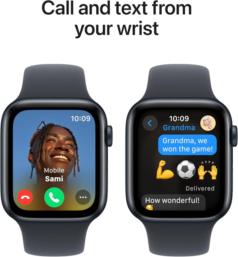 Apple Watch SE (2nd Gen) GPS 40mm Smartwatch with Starlight Aluminium Case with Starlight Sport Band - S/M. Fitness and Sleep Trackers, Crash Detection, Heart Rate Monitor, Retina Display