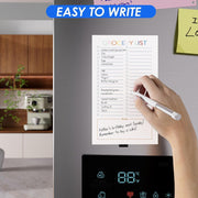 SYOSI Magnetic Grocery List Pads (3 Pack), To-Do and Memo Notepad for Fridge, Strong Full Magnet Backing, Pen Loop Holder, 180 Sheets (4.5x7.5 Inch)